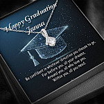 Personalized Name Happy Graduation Be Confident In Whatever Direction You Choose Alluring Pendant Necklace