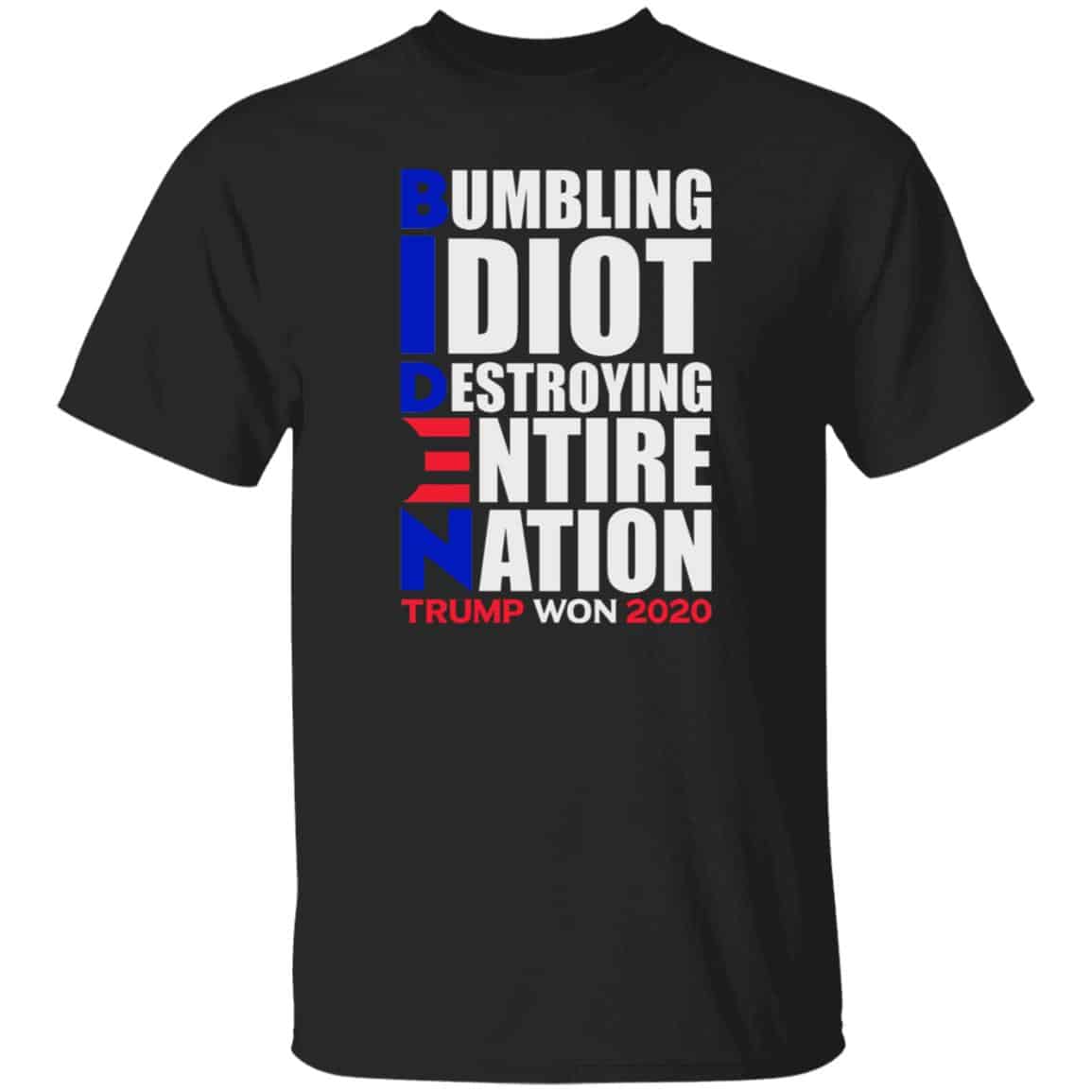 Bumbling Idiot Destroying, Black, Unisex T-Shirt Bumbling Idiot Destroying, Black, Unisex T-Shirt