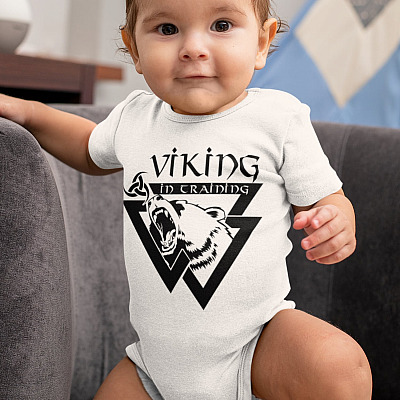 Alternative view of Viking In Training Baby Onesie - Baby Infant Bodysuit