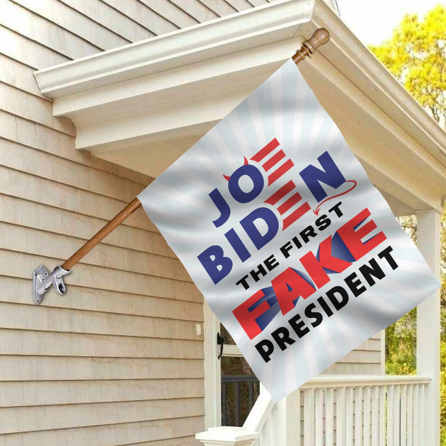 1MH. Joe Fake 30x40 House Flag Mockup 2