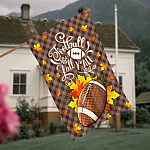 5TM. Football Fall-30x40 House Flag Mockup 4