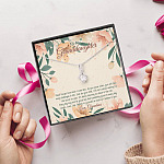 To My Granddaughter From Grandma Believe In Yourself As Much As I Believe In You Alluring Beauty Necklace