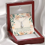 To My Granddaughter From Grandma Believe In Yourself As Much As I Believe In You Alluring Beauty Necklace