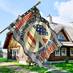 10HV. Peace Flag_1 30x40 House Flag Mockup 5