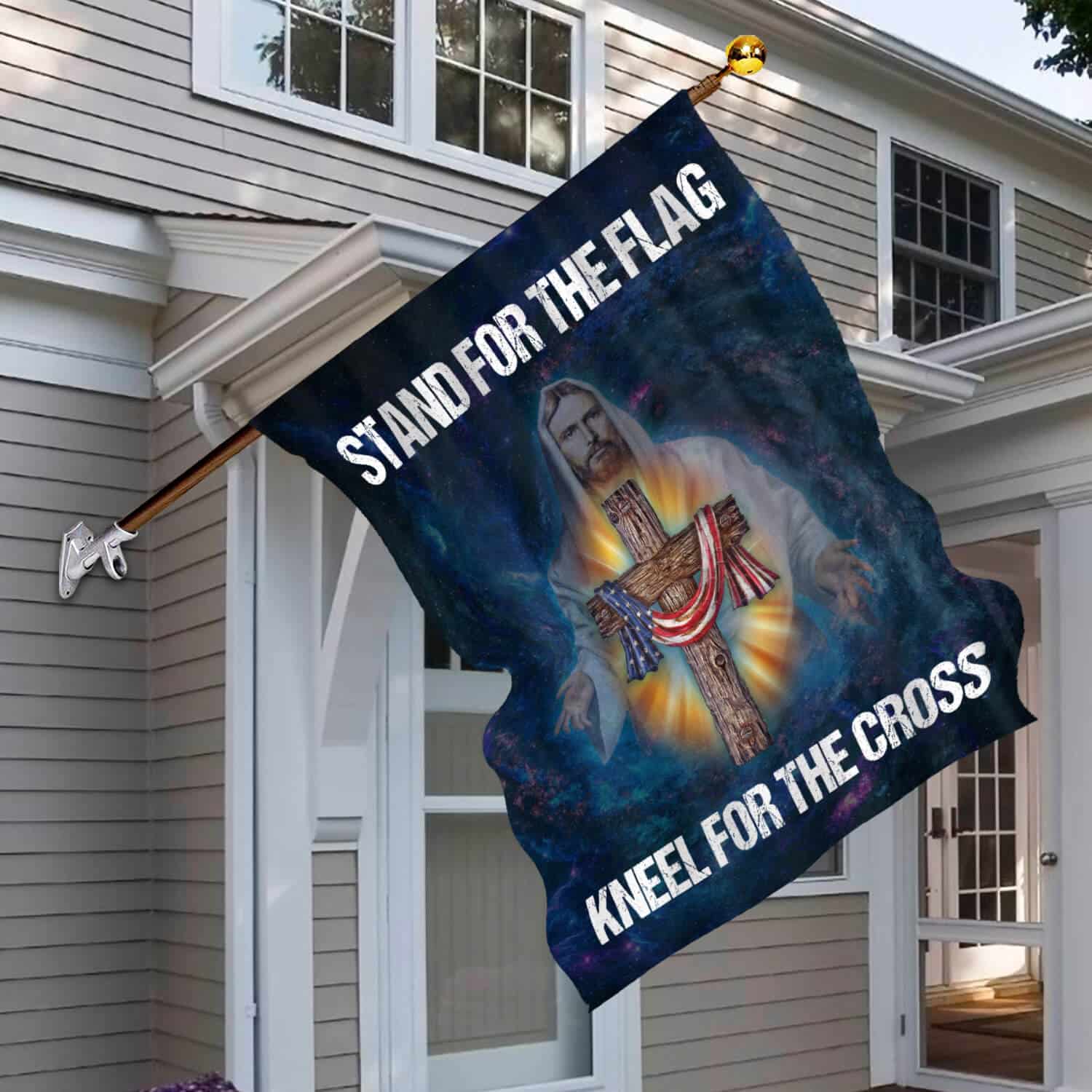 30x40 House Flag Mockup 6