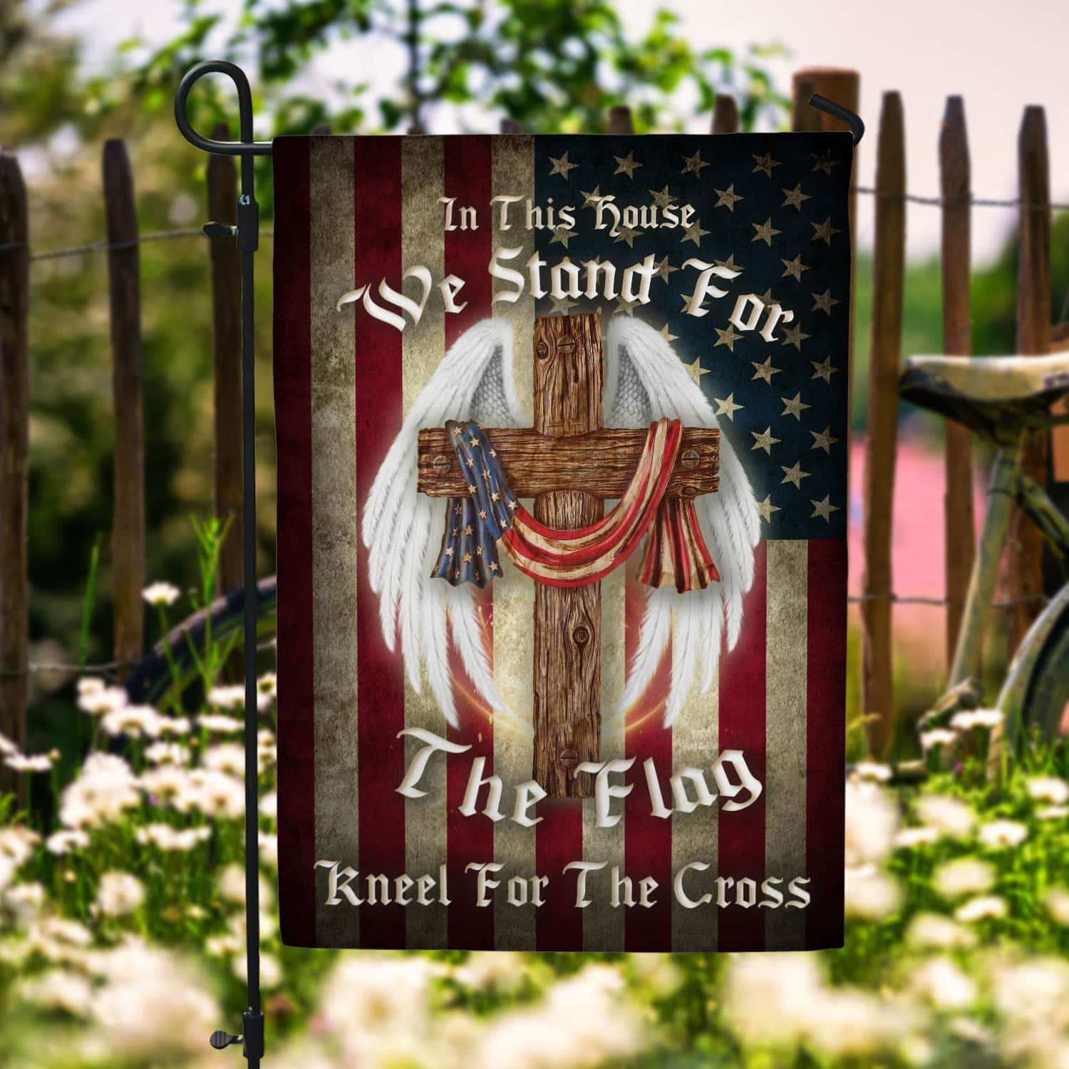 30x40 SIDE 1 Garden Flag Mockup 6