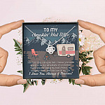 To My Smokin' Hot Wife The First Time Our Eyes Met I Love You Camping Love Knot Necklace To My Smokin' Hot Wife The First Time Our Eyes Met I Love You Camping Love Knot Necklace