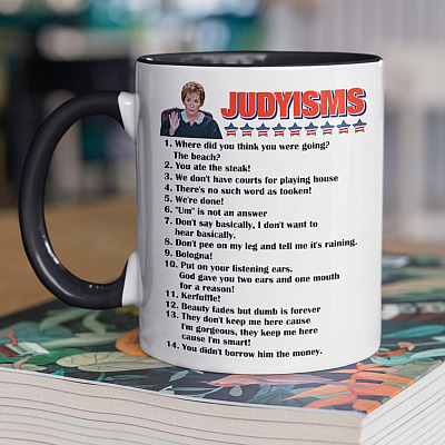 Judyisms Where Did You Think You Were Going Funny Accent Mug - Ceramic Coffee Mug