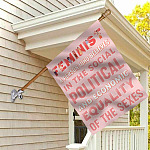2TM. Feminist-30x40 House Flag Mockup 2