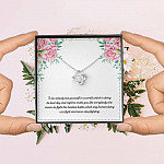 To Be Nobody but Yourself in A World Which Is Doing Its Best Day and Night Love Knot Pendant Necklace To Be Nobody but Yourself in A World Which Is Doing Its Best Day and Night Love Knot Pendant Necklace