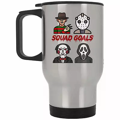 14 oz. Silver Travel Mug