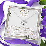 Maid Of Honor I'm Going To Need You Love Knot Necklace - Maid Of Honor Proposal Wedding Gifts