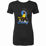 salty, Vintage Black, Premium Ladies T-Shirt
