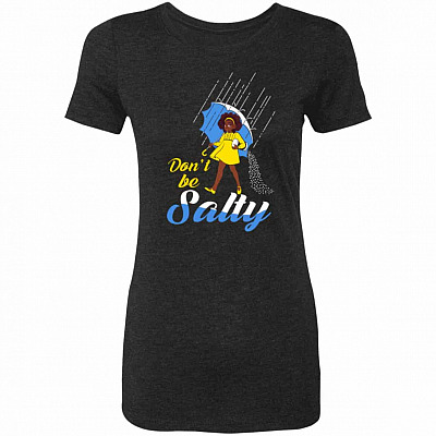 salty, Vintage Black, Premium Ladies T-Shirt