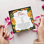 To My Mother If I Could Choose Anyone To Be My Mother Alluring Beauty Necklace - Mom Gifts From Son Daughter