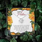 To My Mother If I Could Choose Anyone To Be My Mother Love Knot Necklace - Mom Gifts From Son Daughter