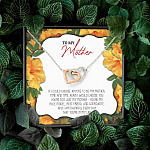 To My Mother If I Could Choose Anyone To Be My Mother Interlocking Hearts Pendant Necklace - Mom Jewelry To My Mother If I Could Choose Anyone To Be My Mother Interlocking Hearts Pendant Necklace - Mom Jewelry