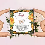 To My Mother If I Could Choose Anyone To Be My Mother Interlocking Hearts Pendant Necklace - Mom Jewelry To My Mother If I Could Choose Anyone To Be My Mother Interlocking Hearts Pendant Necklace - Mom Jewelry