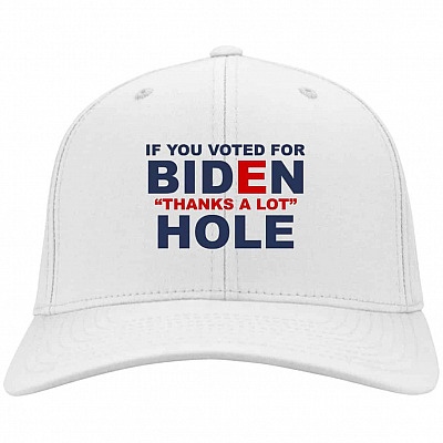 if you hat, White, Twill Cap