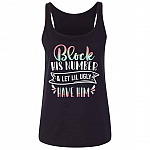 block his number tank, Black, Ladies Tank Top