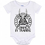 Viking In Training Baby Onesie, White, Baby Onesie - 12 Month Viking In Training Baby Onesie, White, Baby Onesie - 12 Month
