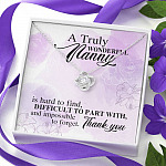 A Truly Wonderful Nanny Is Hard To Find Difficult To Part With Love Knot Necklace - Goodbye Nanny Gift A Truly Wonderful Nanny Is Hard To Find Difficult To Part With Love Knot Necklace - Goodbye Nanny Gift