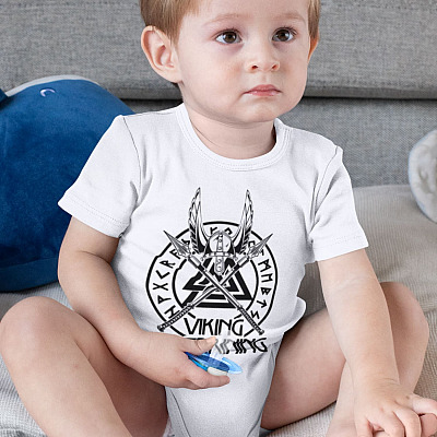 Alternative view of Viking In Training Baby Onesie - Baby Toddlers Bodysuit