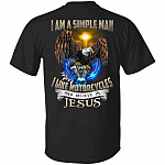 simple man shirt, Black, Unisex T-Shirt
