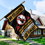 1O. No Soliciting Flag-30x40 House Flag Mockup 5