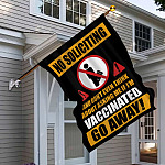 1O. No Soliciting Flag-30x40 House Flag Mockup 6
