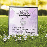 A Truly Wonderful Nanny Is Hard To Find Difficult To Part With Forever Love Heart Pendant Necklace - Goodbye Nanny Gift