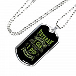 Veteran It's Not That I Can And Others Can't It's That I Did And Others Didn't Dog Tag Pendant Necklace