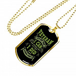 Veteran It's Not That I Can And Others Can't It's That I Did And Others Didn't Dog Tag Pendant Necklace
