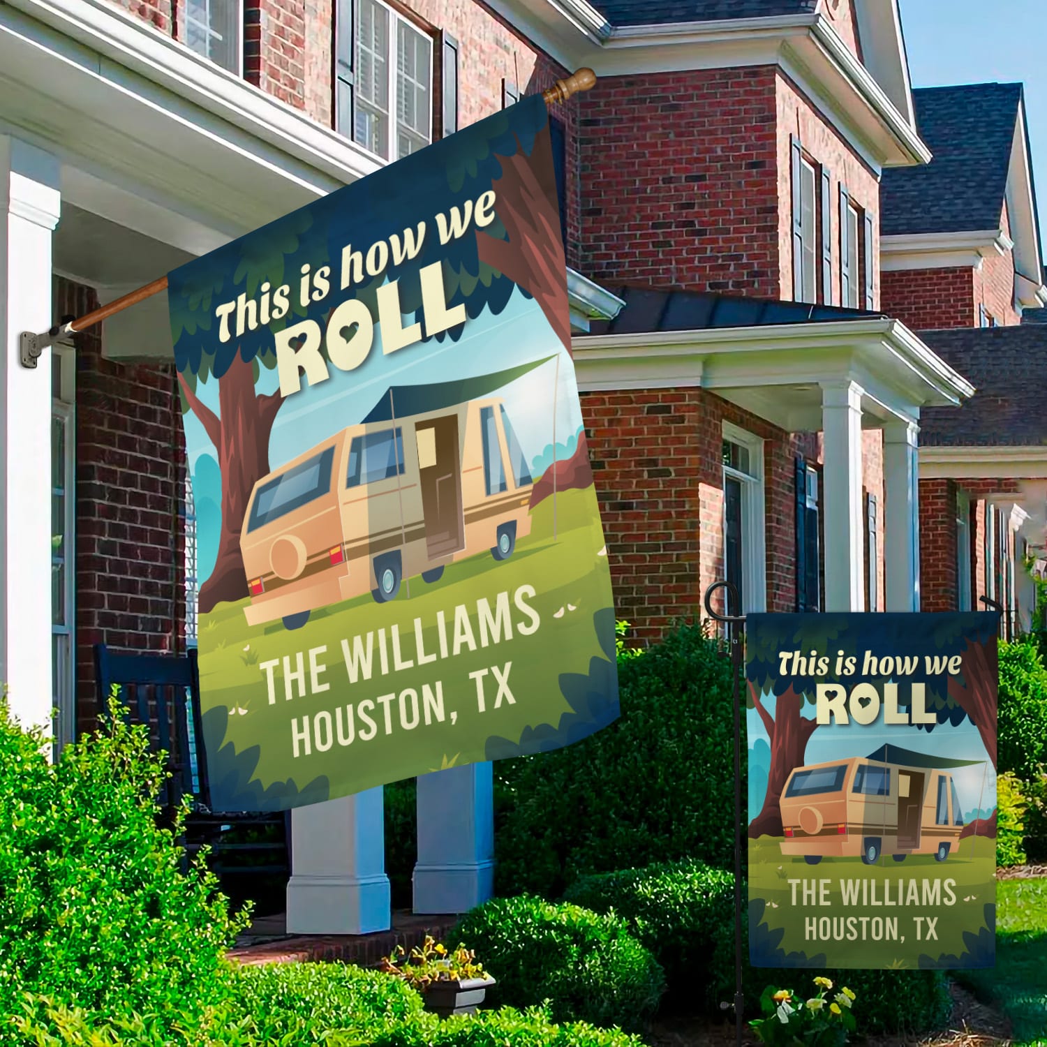 8NH.To Be Nobody (Sample Design) Garden & House Mockup 2