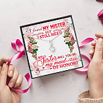 Will You Be My Maid Of Honor Alluring Beauty Necklace - Maid Of Honor Proposal Wedding Gift From Bride