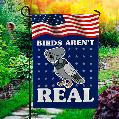 Bird Aren't Real Decorative Garden Flag - Indoor Outdoor Flag - House Flag