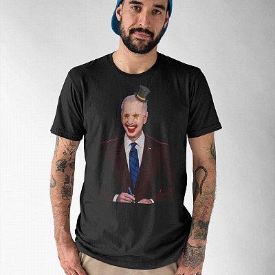 Alternative view of Pro Trump Anti Biden Shirt Elect a Clown Expect a Circus T-Shirt - V-Neck - Biden Clown Shirt
