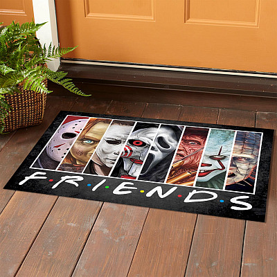 Alternative view of Horror Movie Characters Halloween Indoor Doormat - Friends Horror Scary Outdoor Door Mat
