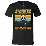 shirt 1, Black, V-Neck T-Shirt