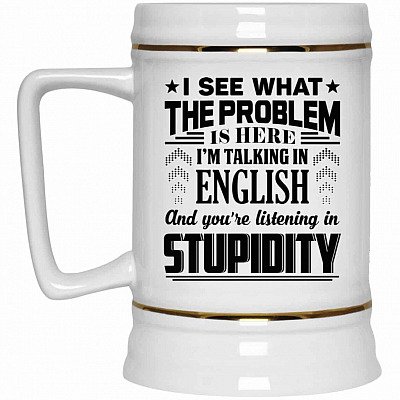 22 oz. Beer Stein