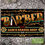 Personalized Name Barber Shop Doormat - Outdoor Indoor Doormat
