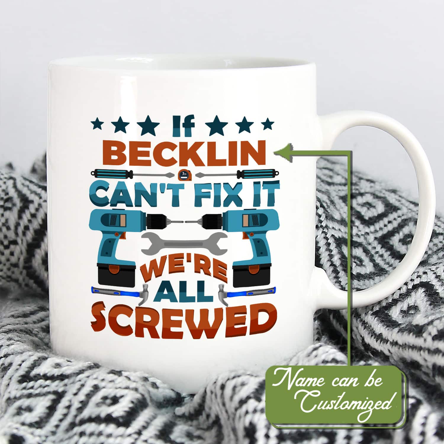 10VT. UU TIEN If Can't Fix It Mechanic mug mk2