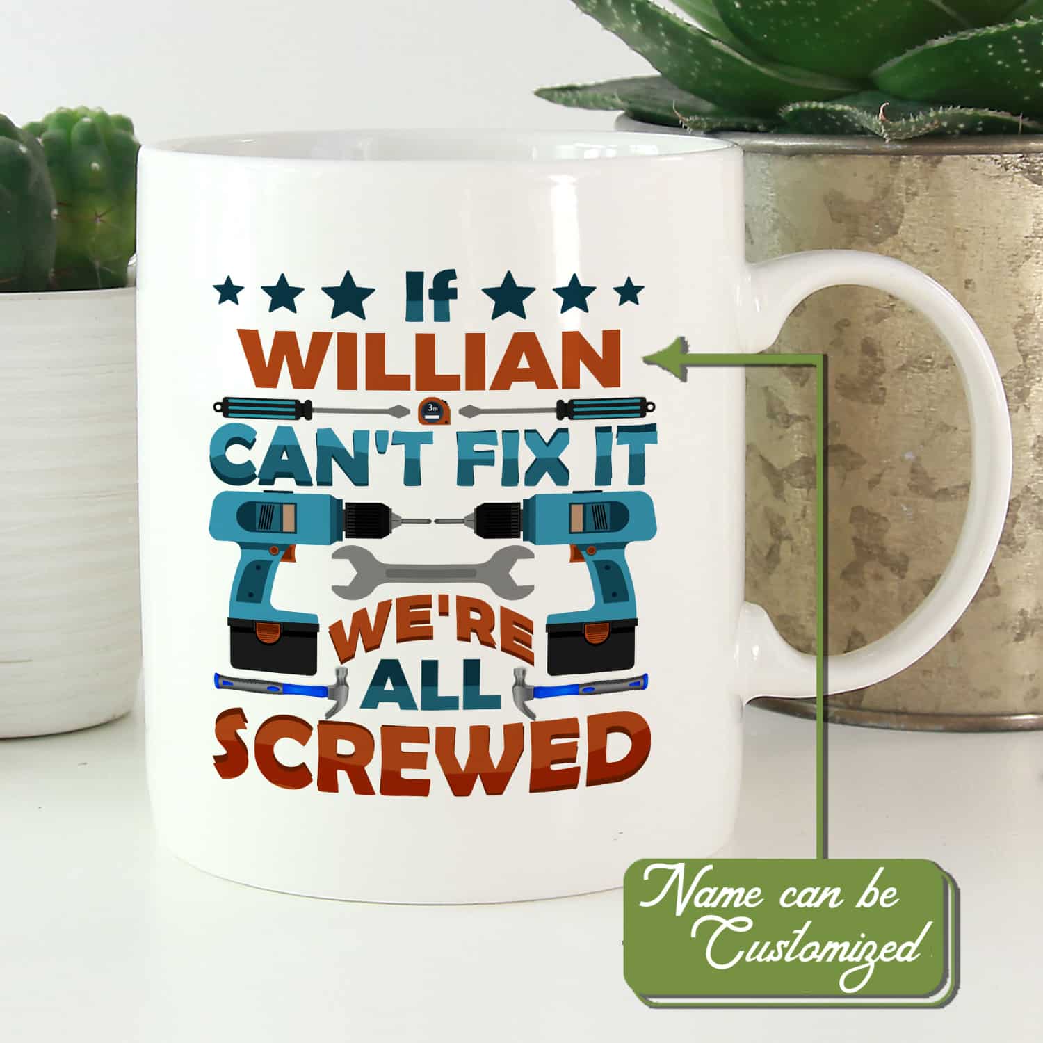 10VT. UU TIEN If Can't Fix It Mechanic mug mk3