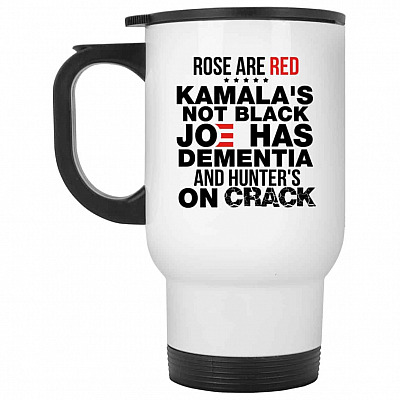 14 oz. White Travel Mug