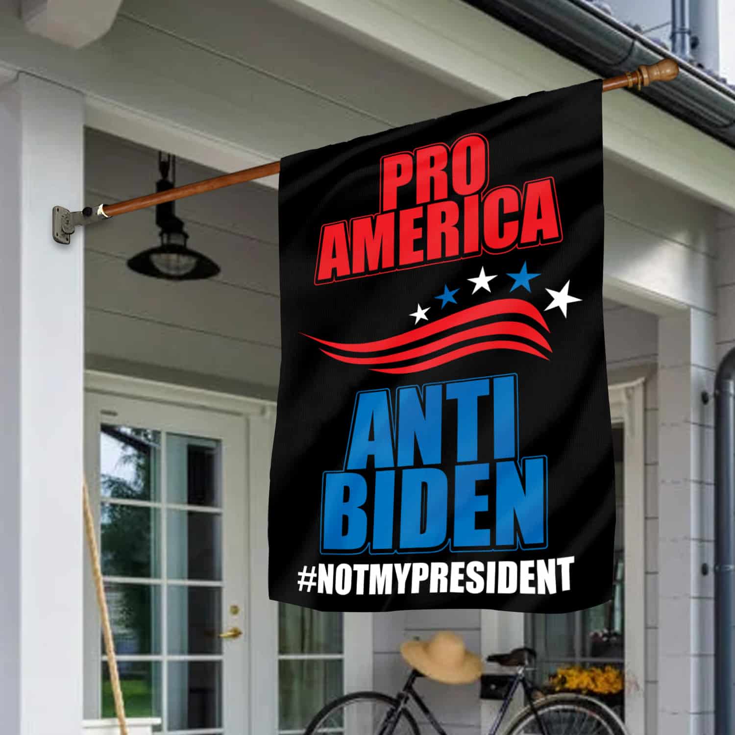 8MH. Pro Anti Biden 30x40 House Flag Mockup 1