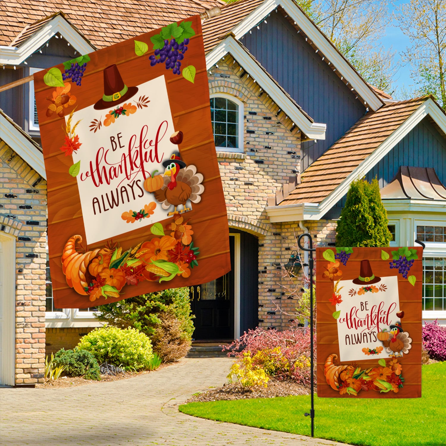 3MH. Be Thankful 30x40 Garden & House Mockup 3