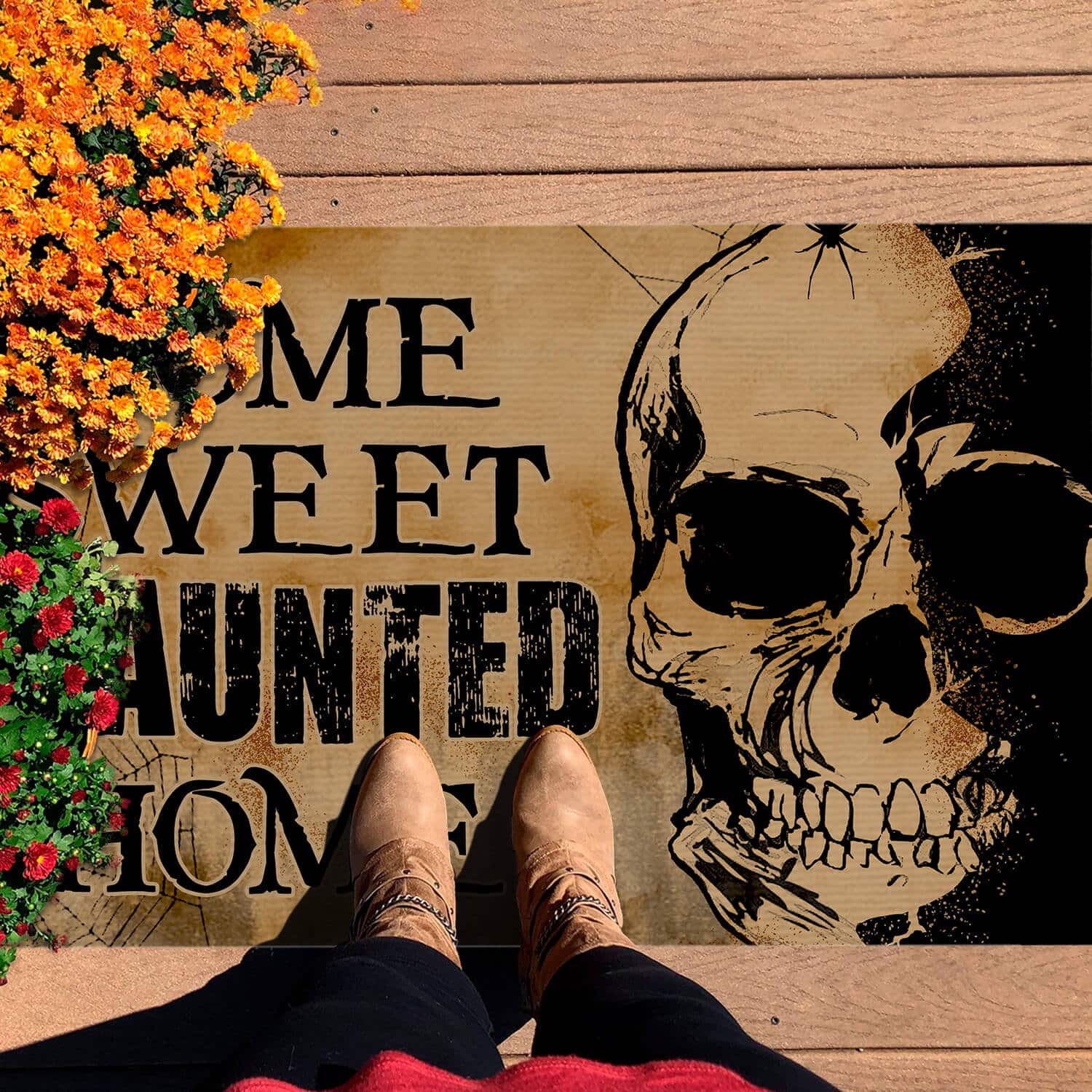 7HV. Haunted Home 1 Doormat mockup 7