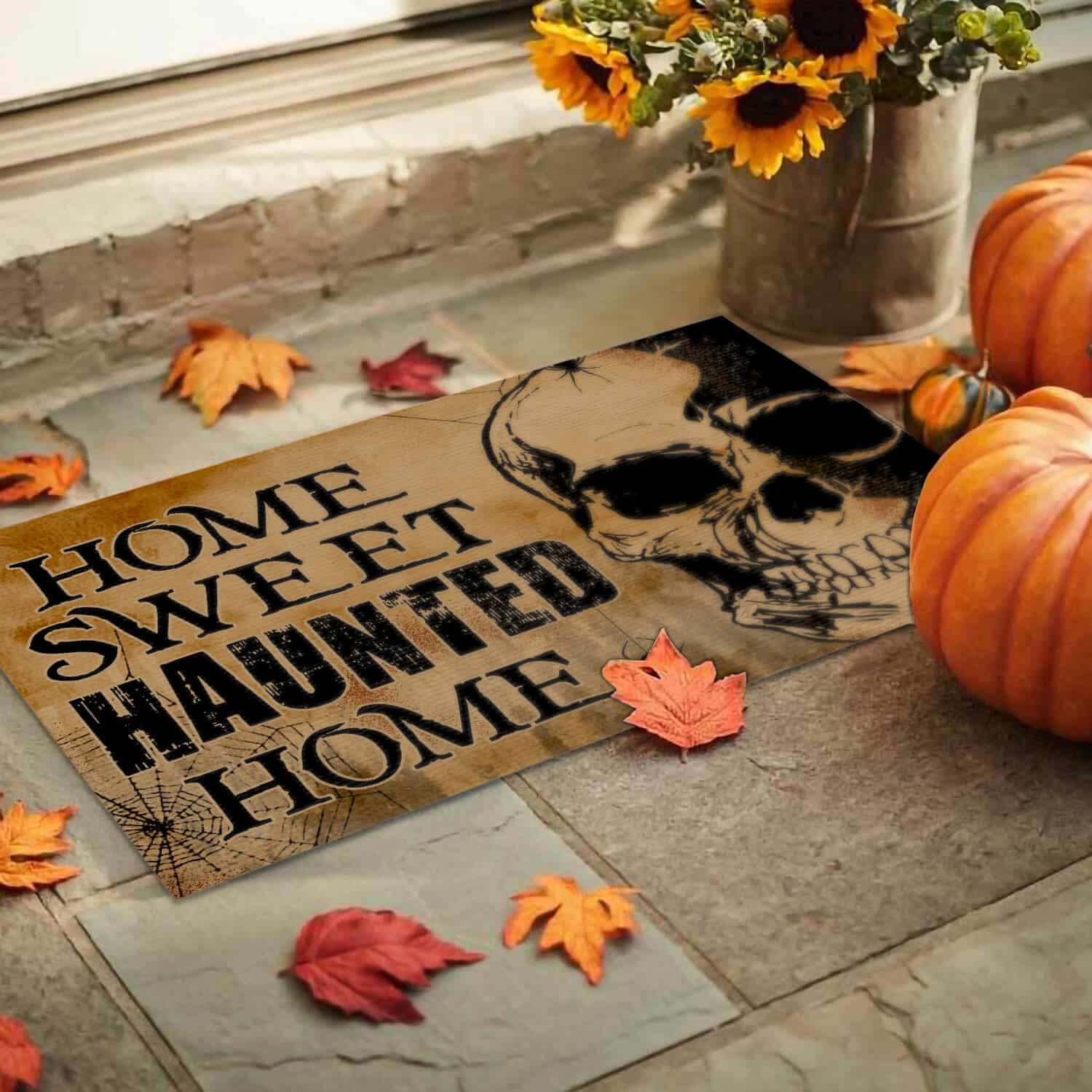 7HV. Haunted Home 1 Doormat mockup 9