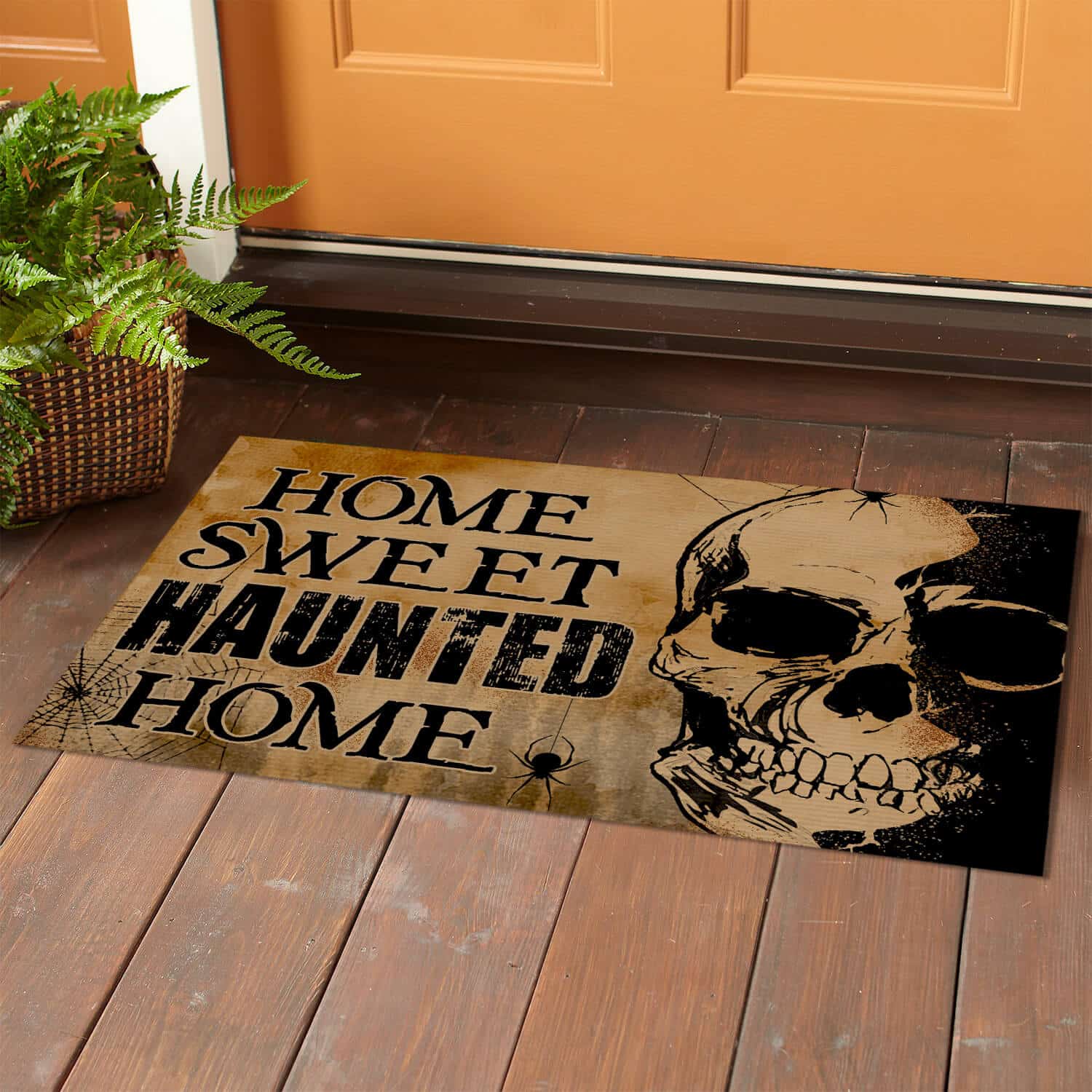 7HV. Haunted Home 1 Doormat mockup 1