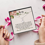 To My Bonus Mom Thank You For Loving Me As Your Own Alluring Beauty Necklace - Step Mom Stepmother Gifts To My Bonus Mom Thank You For Loving Me As Your Own Alluring Beauty Necklace - Step Mom Stepmother Gifts